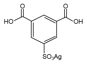1,3-Benzenedicarboxylic acid, 5-sulfo-, silver salt (2:1) Supplier
